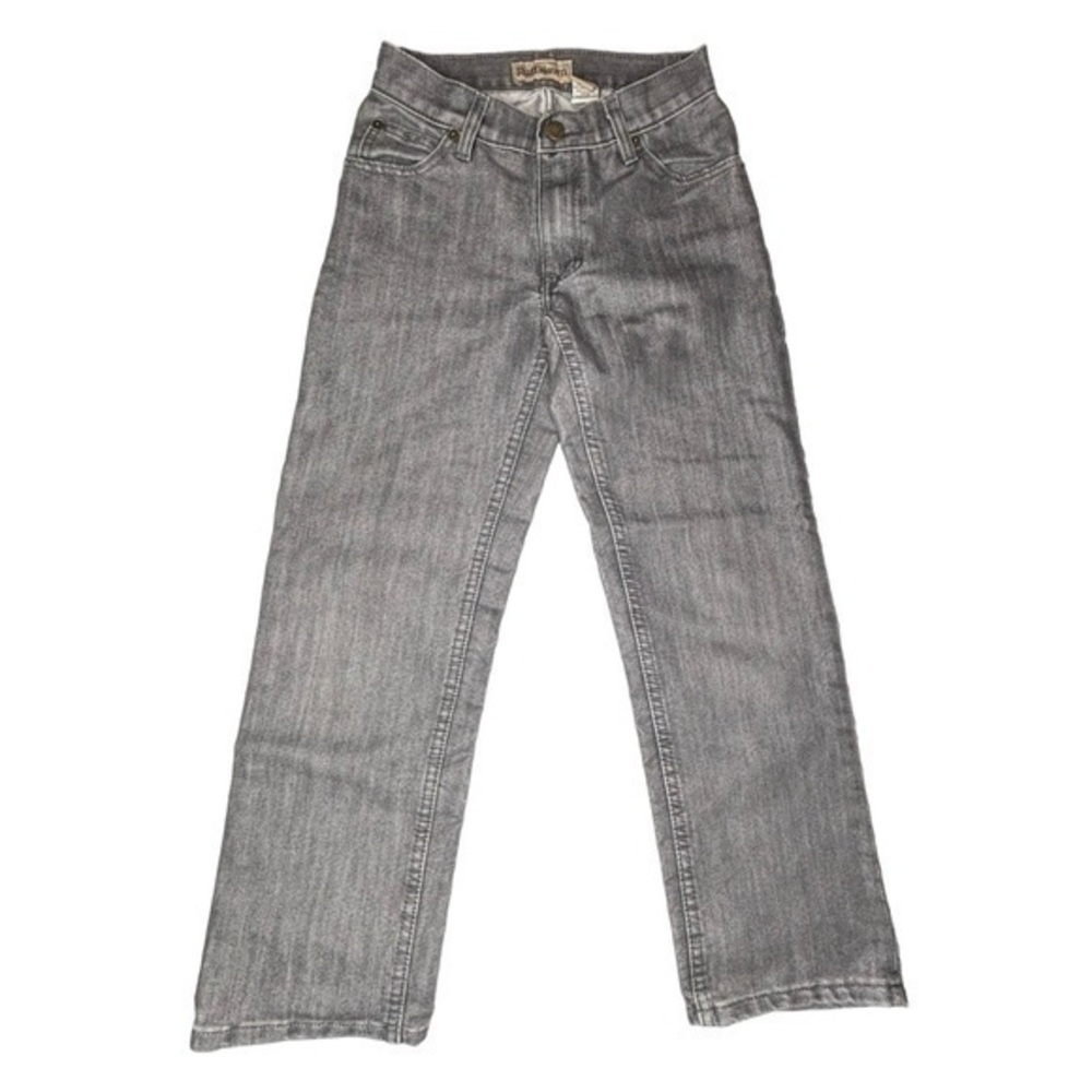 Ruff Hewn Boys Jeans Size 12 Slim Gray‎ Wash Straight Leg Jeans
